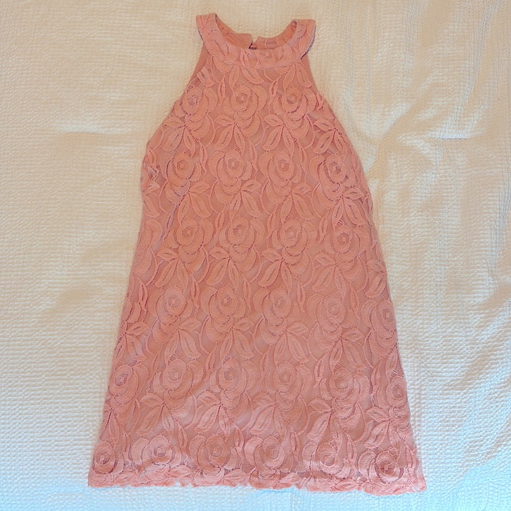 Altar’d State Pink Haltered Shift Dress